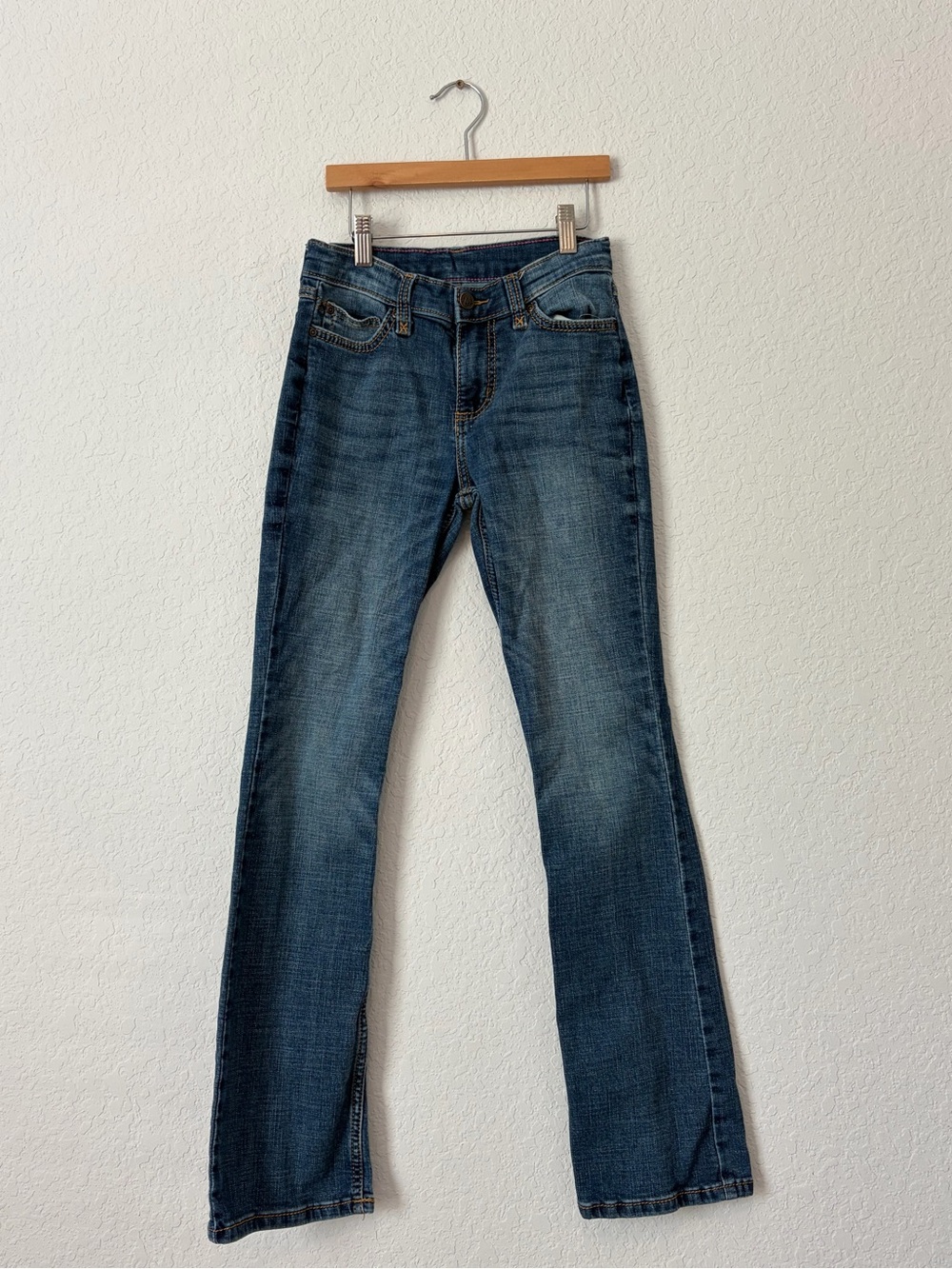 Girls Wranglers Boot Cut Jeans in Dark Blue 12 Regular